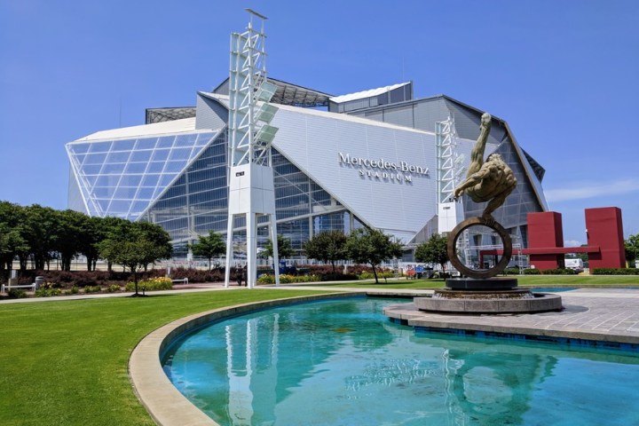 a large pool of water